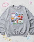 Chicago Crewneck Sweatshirt - Sport Gray