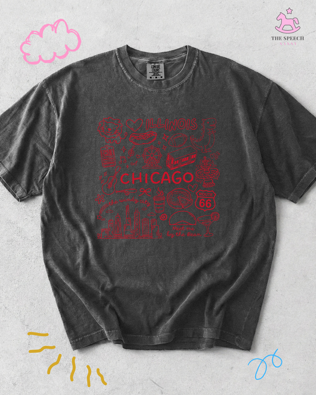 Chicago Pick Your T-Shirt Design - Pepper