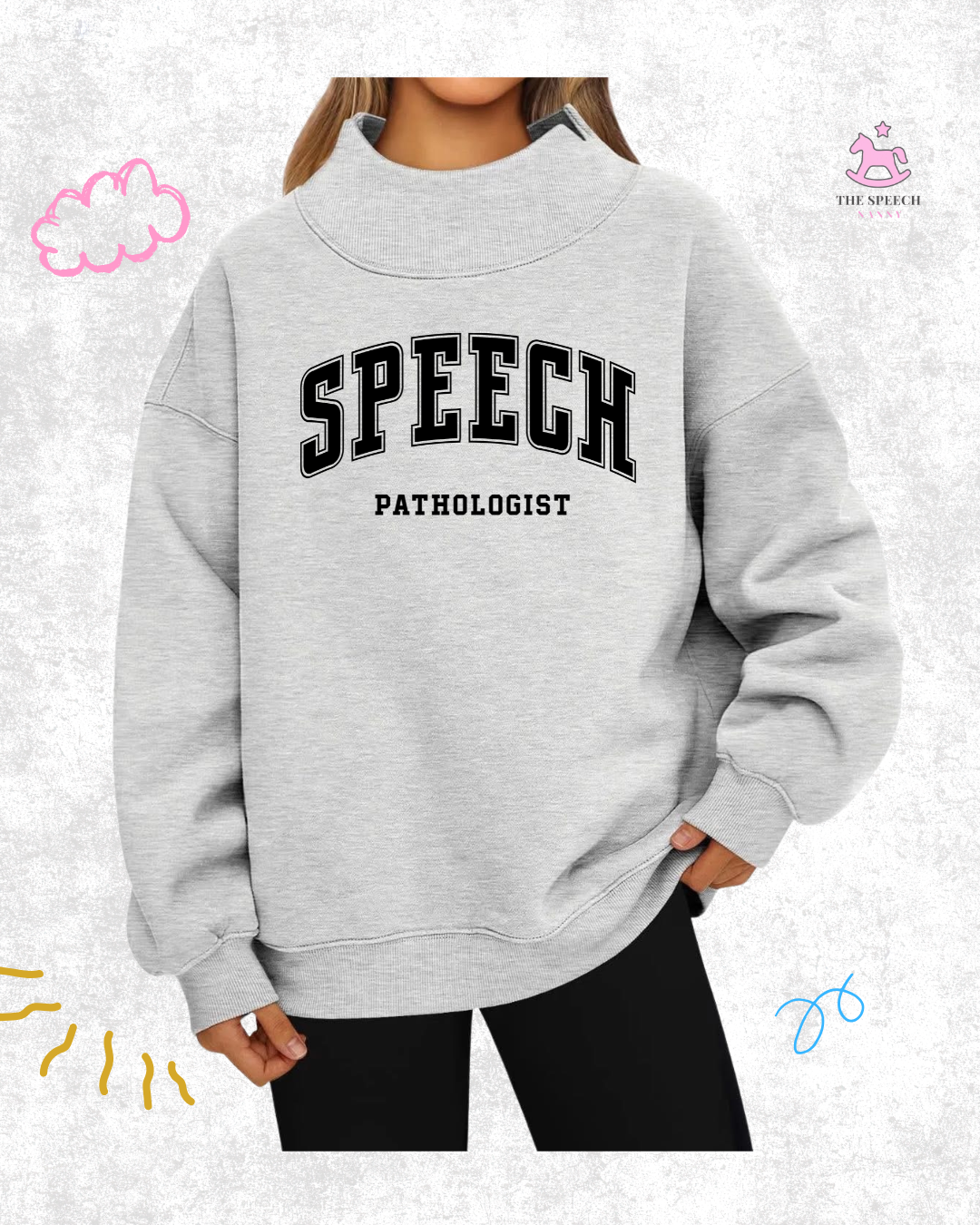 Pick Your Design Mock Neck Sweatshirt